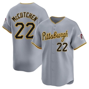 Men's Andrew McCutchen Pittsburgh Pirates Limited Gray Away Jersey