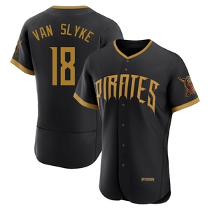 Men's Andy Van Slyke Pittsburgh Pirates Authentic Black 2026 City Connect Stadium Jersey