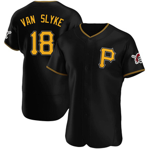 Men's Andy Van Slyke Pittsburgh Pirates Authentic Black Alternate Jersey