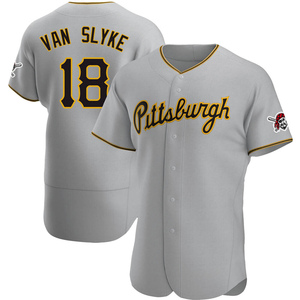 Men's Andy Van Slyke Pittsburgh Pirates Authentic Gray Road Jersey