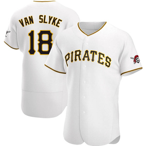 Men's Andy Van Slyke Pittsburgh Pirates Authentic White Home Jersey
