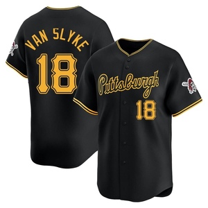 Men's Andy Van Slyke Pittsburgh Pirates Limited Black Alternate Jersey