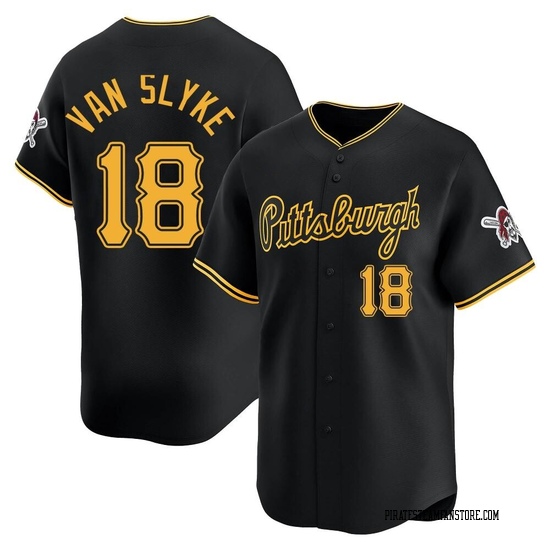 Men's Andy Van Slyke Pittsburgh Pirates Limited Black Alternate Jersey