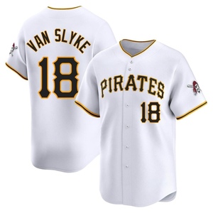 Men's Andy Van Slyke Pittsburgh Pirates Limited White Home Jersey