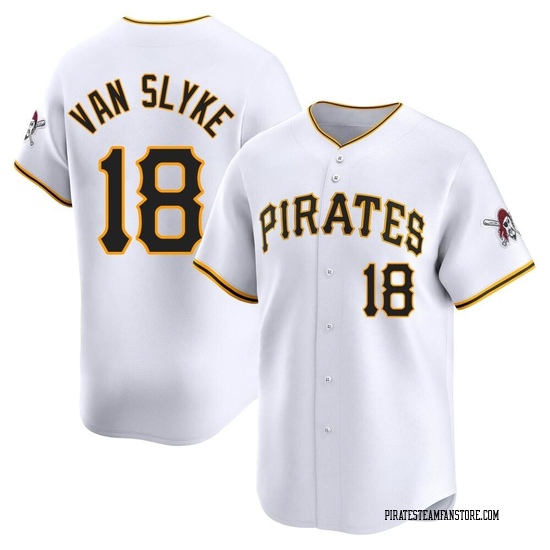 Men's Andy Van Slyke Pittsburgh Pirates Limited White Home Jersey