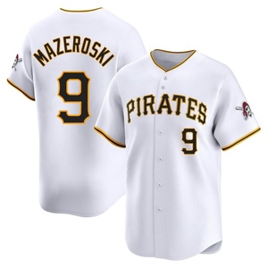 Men's Bill Mazeroski Pittsburgh Pirates Limited White Home Jersey