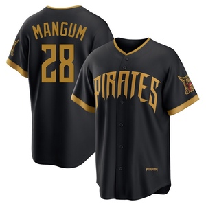 Men's Jake Mangum Pittsburgh Pirates Limited Black 2026 City Connect Stadium Jersey