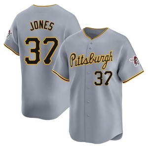 Men's Jared Jones Pittsburgh Pirates Limited Gray Away Jersey