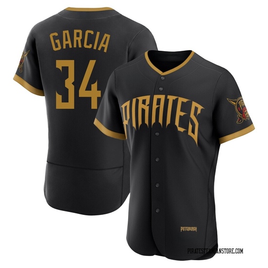 Men's Jhostynxon Garcia Pittsburgh Pirates Authentic Black 2026 City Connect Stadium Jersey