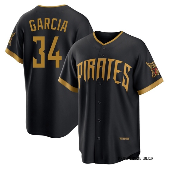 Men's Jhostynxon Garcia Pittsburgh Pirates Limited Black 2026 City Connect Stadium Jersey