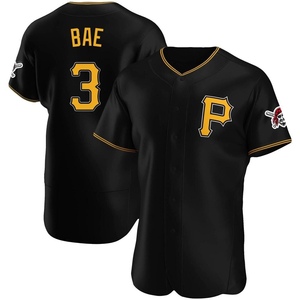Men's Ji Hwan Bae Pittsburgh Pirates Authentic Black Alternate Jersey