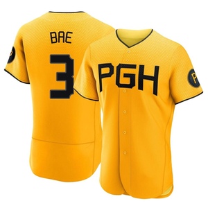 Men's Ji Hwan Bae Pittsburgh Pirates Authentic Gold 2023 City Connect Jersey