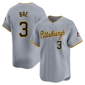 Men's Ji Hwan Bae Pittsburgh Pirates Limited Gray Away Jersey
