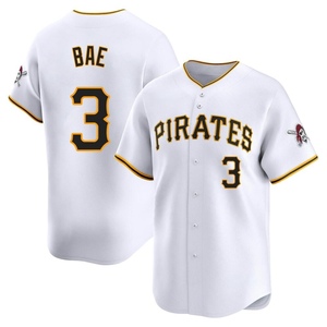 Men's Ji Hwan Bae Pittsburgh Pirates Limited White Home Jersey