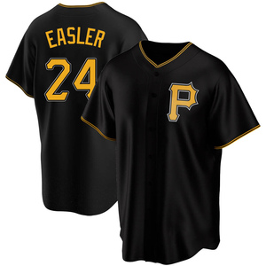 Men's Mike Easler Pittsburgh Pirates Replica Black Alternate Jersey