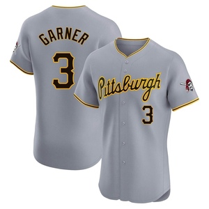 Men's Phil Garner Pittsburgh Pirates Elite Gray Road Jersey