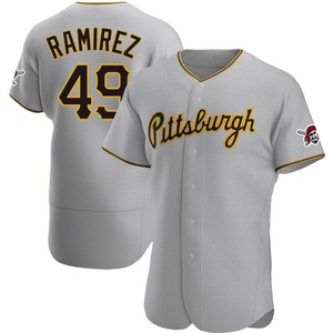 Men's Yohan Ramirez Pittsburgh Pirates Authentic Gray Road Jersey
