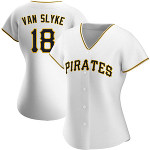 Women's Andy Van Slyke Pittsburgh Pirates Authentic White Home Jersey