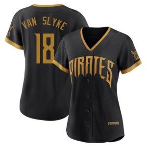 Women's Andy Van Slyke Pittsburgh Pirates Limited Black 2026 City Connect Stadium Jersey