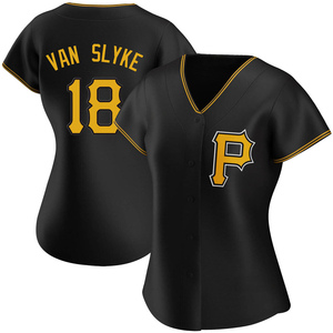Women's Andy Van Slyke Pittsburgh Pirates Replica Black Alternate Jersey
