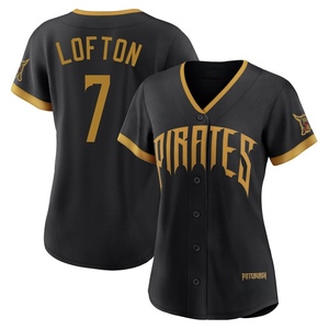 Women's Kenny Lofton Pittsburgh Pirates Limited Black 2026 City Connect Stadium Jersey