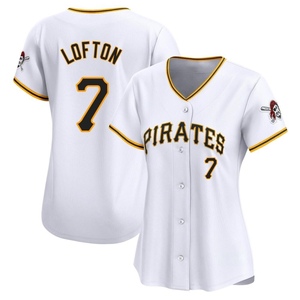Women's Kenny Lofton Pittsburgh Pirates Limited White Home Jersey