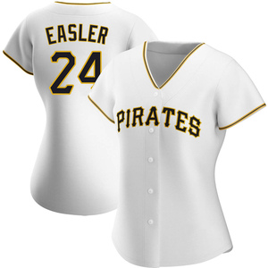 Women's Mike Easler Pittsburgh Pirates Authentic White Home Jersey