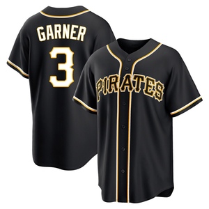 Youth Phil Garner Pittsburgh Pirates Replica Black Fashion Out Jersey